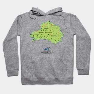 Cairngorms National Park Map Hoodie